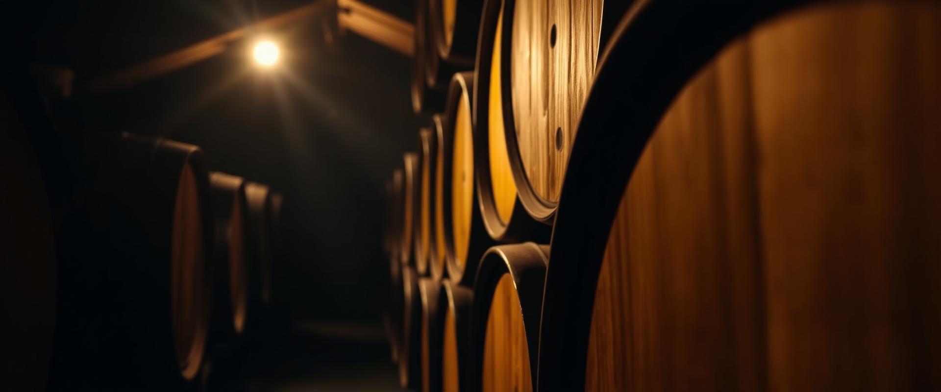 Eichenfässer in der Christian V Rum Manufaktur