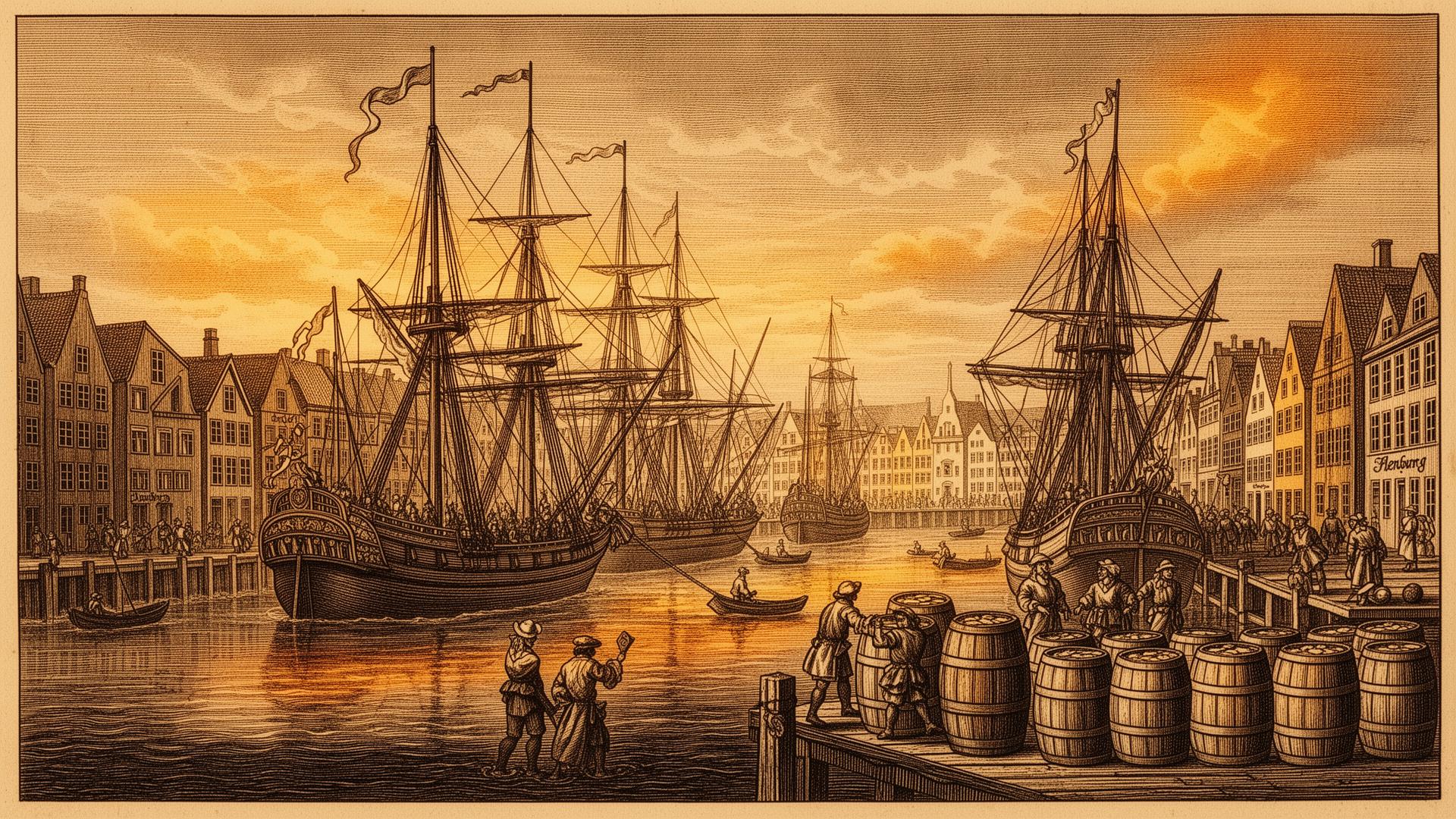 Flensburg harbour – historic backdrop of the rum city